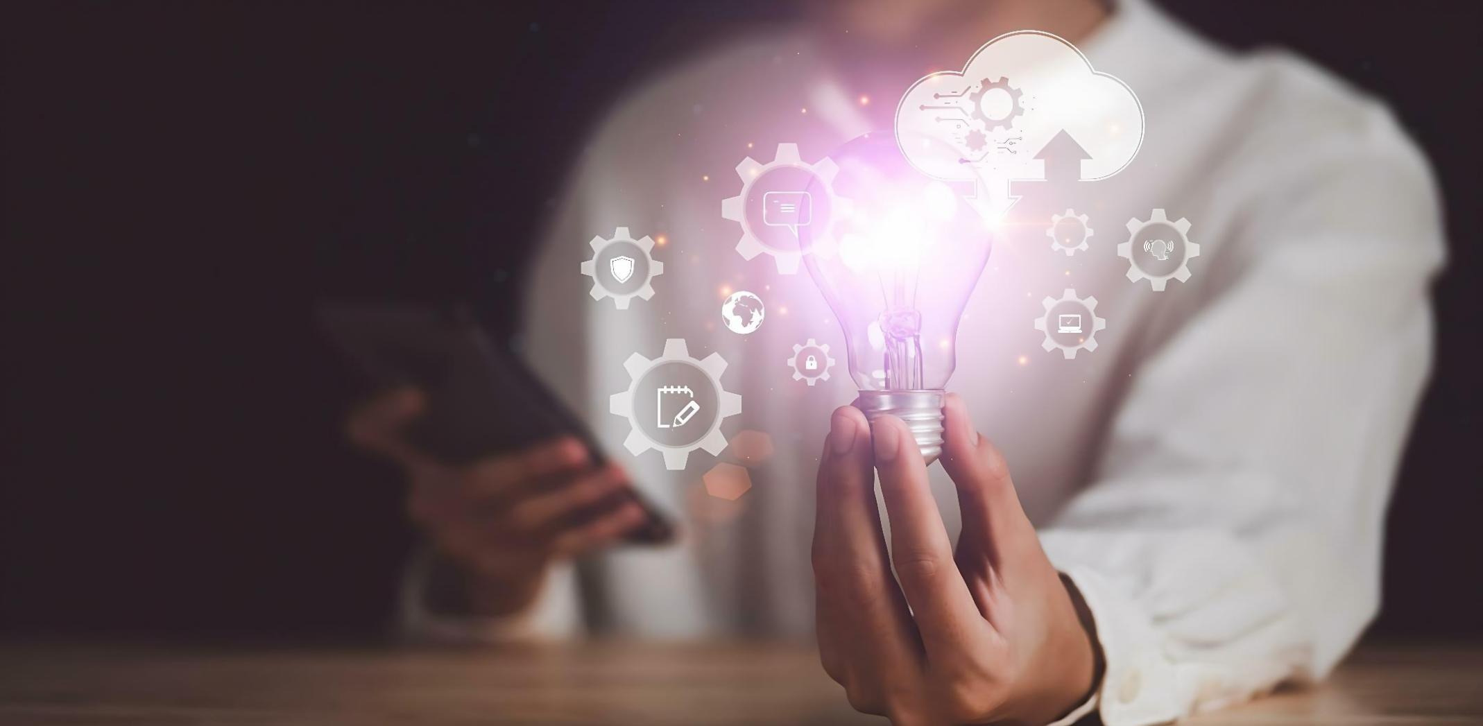 Students working on AI automation projects in modern learning environment